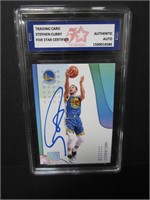 Stephen Curry Signed Auto Slabbed Sports Card