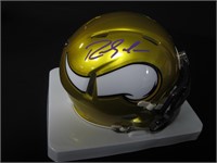 Randy Moss Signed Vikings Mini Helmet W/Coa