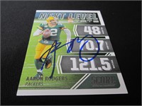 Aaron Rodgers Packers signed Sports Card w/Coa