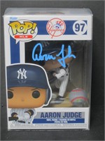 Aaron Judge Yankees signed Funko Pop w/coa