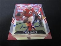 Trey Lance signed Sports Card w/Coa