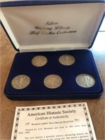 Silver Walking Liberty half dollar collection