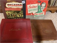 BING CROSBY CHRISTMAS ALBUM AND OTHERS SHOW SIGNS