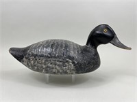 C.V. Wells Bluebill Drake Duck Decoy