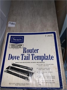 ROUTER DOVE TAIL TEMPLATE
