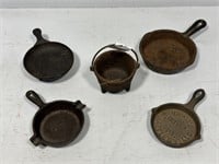 Cast iron miniatures - 5pc advertising incl Haags