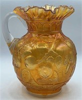 VTG FENTON 'APPLE TREE' PITCHER MARIGOLD