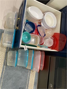 Plastic containers and storage