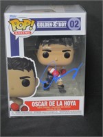 OSCAR DE LA HOYA SIGNED FUNKO POP COA