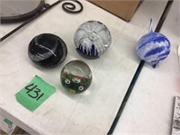 glass paper weights