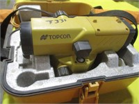 Topcon RT-B4R Transit w/Case, Measuring Stick