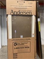 36.5 x 80" Almond LH FV Storm Door w/ Hardware