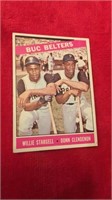 1966 Topps Buc Belters Stargell Clendenon