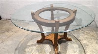 Round Glass Top Dining Table M10C