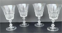 Set of 4 Fine Cut Crystal Wine Glasses -Waterford?