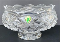 Fine "Waterford" Footed / Pedestal Crystal Bowl