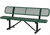 Global Industrial 72" L Expanded Metal Mesh Bench