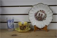 LOT OF THREE ROYAL CUP, PLATE AND CUP AND SAUCER