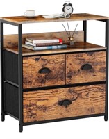 Nightstand with 3 drawers