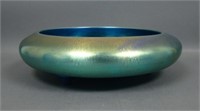 Steuben Blue Aurene # 2586 Ftd Float Bowl