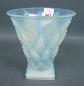 Sabino France Opalescent "Poisson " Fish Vase