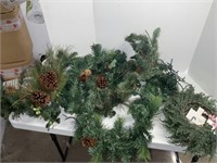 Garland, candle Wreaths, bulbs, miscellaneous