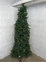 7 foot Christmas tree with lights
