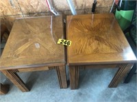 (2) End tables