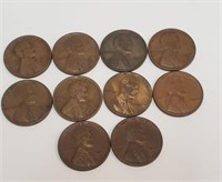 (10) 1927 D Pennies