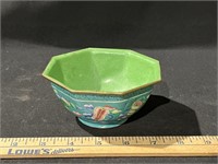 Oriental tin bowl