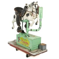 Early Coin Op Mechanical Arcade Horse Ride