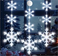 14Pcs Christmas Window Lights Decorations,