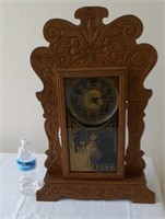 Antique Ingraham clock? Pressed wood