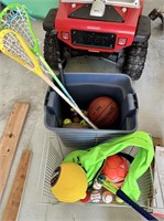 Kid's Sports Lot with Lacrosse Sticks & More