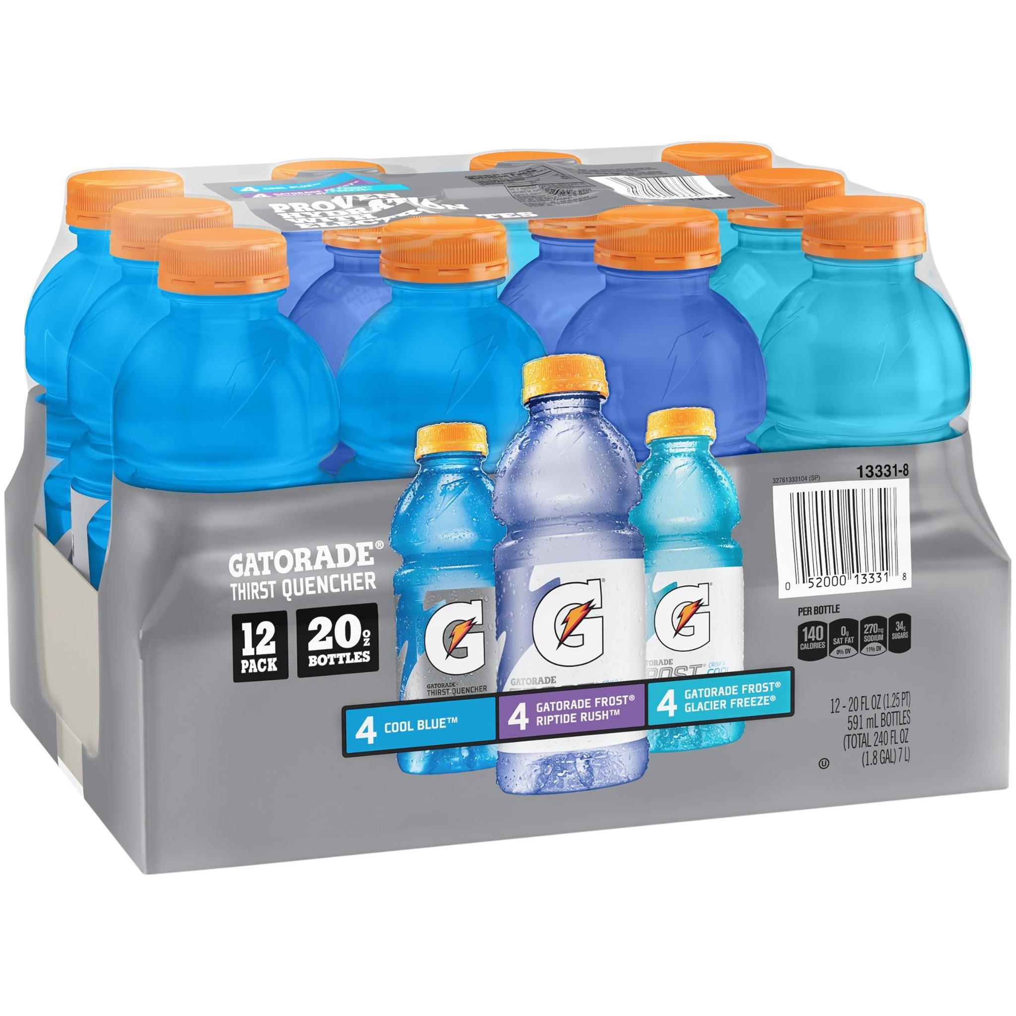 Gatorade Variety Pack, 20 Oz. Bottles, 12/Carton