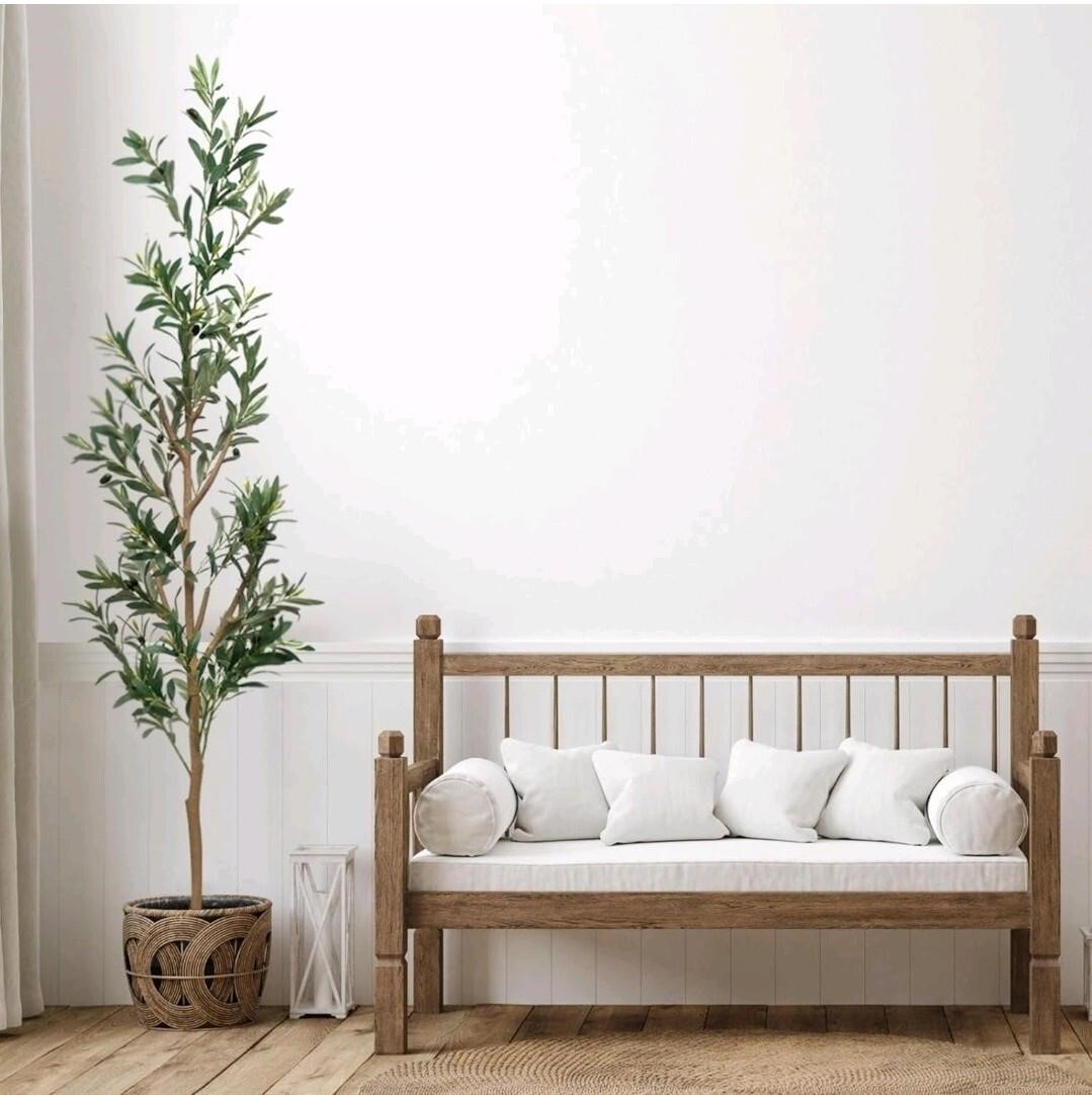 6.5FT (78'') Tall Artificial Olive Tree
