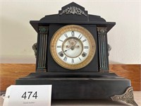 Waterbury Marble Mantle Clock