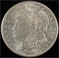 1921-S MORGAN DOLLAR CH BU