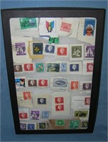 Collection of world wide postage stamps