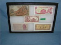 Collection of world currency