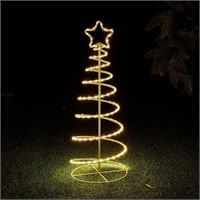 36in LED Spiral Christmas Star Tree Lights