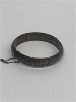 Mexican bracelet could be Mexican silver