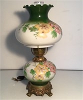 GONE WITH THE WIND LAMP ENAMEL HAND PAINTED SHADE