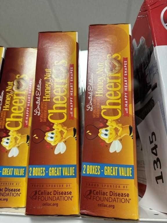 Honey nut Cheerios 2 boxes
