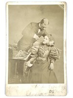 Cabinet Card Dentist Performing Extraction Tenn