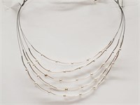 Multi Strand Necklace 16"