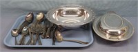 Silverplate Flatware & Dishes