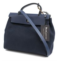 HERMES 'HERBAG' CHANGEABLE CANVAS SHOULDER BAG