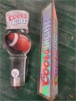 2 Coors Light Beer Tap Handles