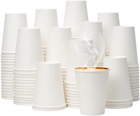 YEEHAW Coffee Cups 12 oz 295 pack  White Disposabl